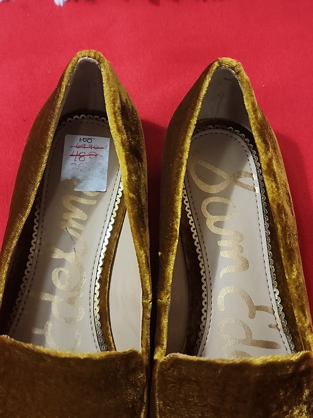 Sam Edelman Emelie Velvet Loafers 7M - Picture 10 of 10